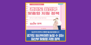 경기도 임산부